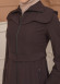 Belted Zippered Clarita Hooded Topcoat 1224 - purpul