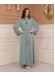 Diamond-Studded Modest Abaya 679 - mint