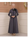 Belted Zippered Parachute Hooded Topcoat 1227 - Anthracite