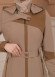 Belted Zippered Parachute Hooded Topcoat 1227 - light brown