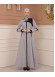 Belted Zippered Parachute Hooded Topcoat 1227 - gray