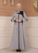 Belted Zippered Parachute Hooded Topcoat 1227 - gray