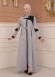 Belted Zippered Parachute Hooded Topcoat 1227 - gray