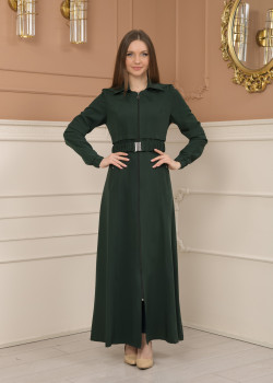 مانطو برادا ذو اكمام مطاط 1228  - اخضر