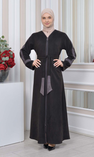 عباية شاموا نسائي 1352 - رمادي