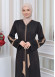 BELTED ZIPPERED SUEDE ABAY 1352 Bej