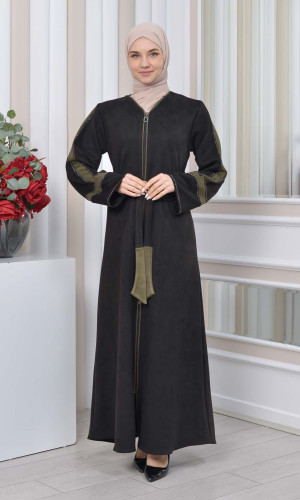 عباية شاموا نسائي 1352 - زيتي