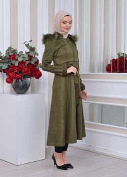 ترانشكوت شاموا نسائي كلوش  1339 - زيتي