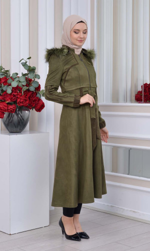 ترانشكوت شاموا نسائي كلوش  1339 - زيتي