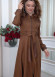 Belted Hooded Fur Suede Trench Coat 1339 taba