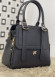 MEDIUM SIZE ZIPPERED WOMEN'S HAND AND ARM LEATHER BAG 959 Siyah