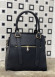 MEDIUM SIZE ZIPPERED WOMEN'S HAND AND ARM LEATHER BAG 959 Siyah