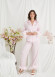 Pembe Tüylü Satan Pijama 1090-2 - Pembe