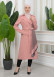SHAWL COLLAR BELT WOMENS PARACHUTE TRENCH COAT 1347 - pink