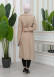 SHAWL COLLAR BELT WOMEN'S PARACHUTE TRENCH COAT 1347 Bej