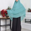 حجاب  شيفون 3 طبقات - درع 827 Koyu mint