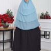 حجاب  شيفون 3 طبقات - درع 827 mint