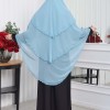 حجاب  شيفون 3 طبقات - درع 827 mint