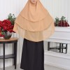 حجاب  شيفون 3 طبقات - درع 827 somon