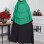 3-Layer Chiffon Khimar (Sharia Shield) 827 - green