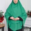 Chiffon Hijab Ready Made Veiled Practical Scarf 3 Layer - Cover Souffle 827 Yeşil