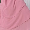 حجاب  شيفون 3 طبقات - درع 827 Pembe