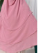 Chiffon Hijab Ready Made Veiled Practical Scarf 3 Layer - Cover Souffle 827 Pembe