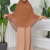 حجاب  شيفون 3 طبقات - درع 827 taba