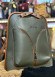 Elegant Leather Backpack - 969 - khaki