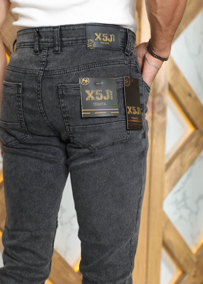 Slim Fit Erkek Jean Pantolon kod 2000 - Füme