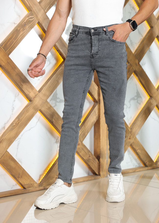Slim Fit Erkek Jean Pantolon kod 2001 - Antrasıt