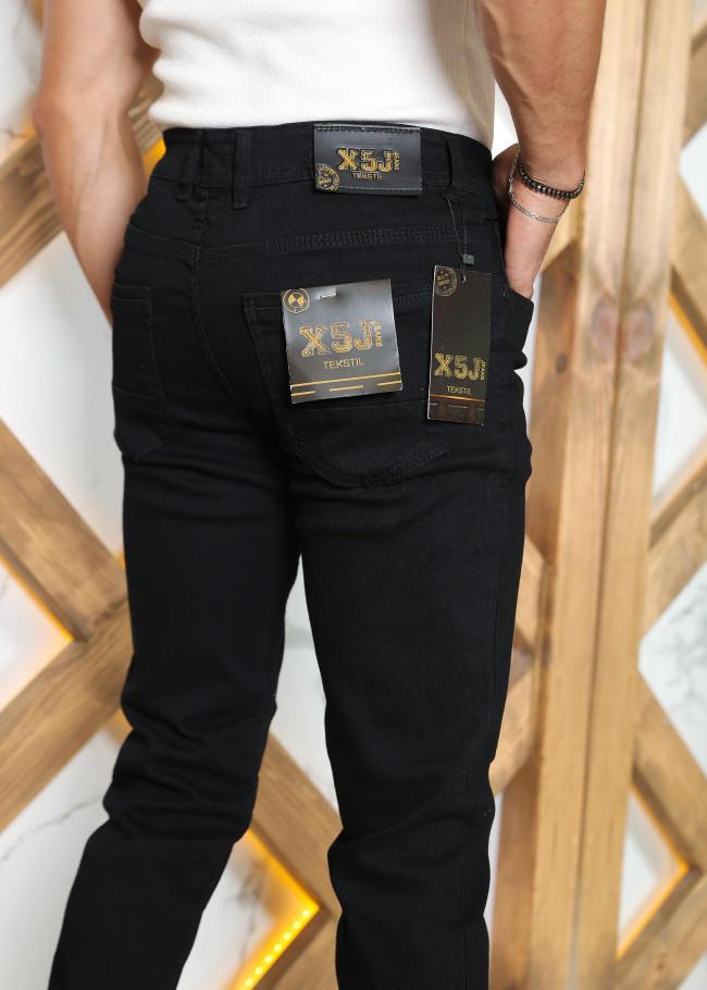 Slim Fit Men Jeans kod 2001 - black