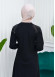 Stone Embroidered Islamic Clothing Evening Dress -Code : 633 - black