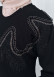 Stone Embroidered Islamic Clothing Evening Dress -Code : 633 - black