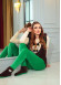 (RABBIT) 4-PIECE WINTER VELVET TRACKSUIT -VEST -T-SHIRT -TROUSERS -SOCKS -1087 Kahverengi