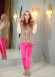 بيجاما نسائية مخمل 4 قطع 1087 Bej