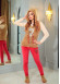 (RABBIT) 4-PIECE WINTER VELVET TRACKSUIT -VEST -T-SHIRT -TROUSERS -SOCKS -1087 Açık kahverengi