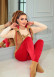 (RABBIT) 4-PIECE WINTER VELVET TRACKSUIT -VEST -T-SHIRT -TROUSERS -SOCKS -1087 Açık kahverengi