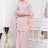 ISLAMIC WEARING Hijab 2Pieces Madine LIGRA Sleeve 822 - salmon