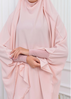 سدال شرعي قطعتين قماش المدينة أكمام ليكرا (شرشف , جلباب شرعي) 822 - سومو