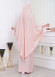 ISLAMIC WEARING Hijab 2Pieces Madine LIGRA Sleeve 822 somon