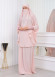 ISLAMIC WEARING Hijab 2Pieces Madine LIGRA Sleeve 822 somon