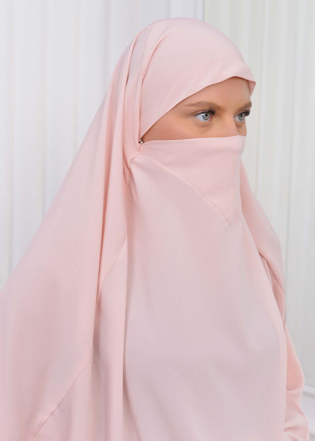 ISLAMIC WEARING Hijab 2Pieces Madine LIGRA Sleeve 822 somon
