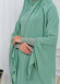 ISLAMIC WEARING Hijab 2Pieces Madine LIGRA Sleeve 822 Mint