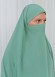 سدال شرعي قطعتين قماش المدينة أكمام ليكرا (شرشف , جلباب شرعي) 822 Mint