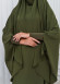 ISLAMIC WEARING Hijab 2Pieces Madine LIGRA Sleeve 822 Haki