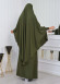 ISLAMIC WEARING Hijab 2Pieces Madine LIGRA Sleeve 822 Haki