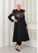 BELT SUEDE TRENCH COAT WITH FUR COLLAR 1351  Bordo