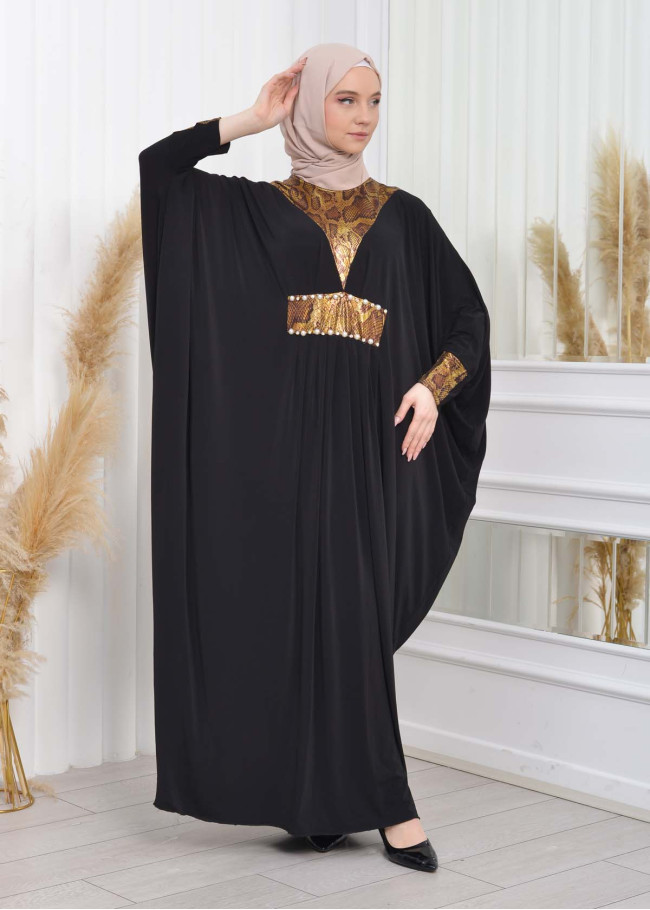 عباية فراشة نسائية للمحجبات 628   Altın