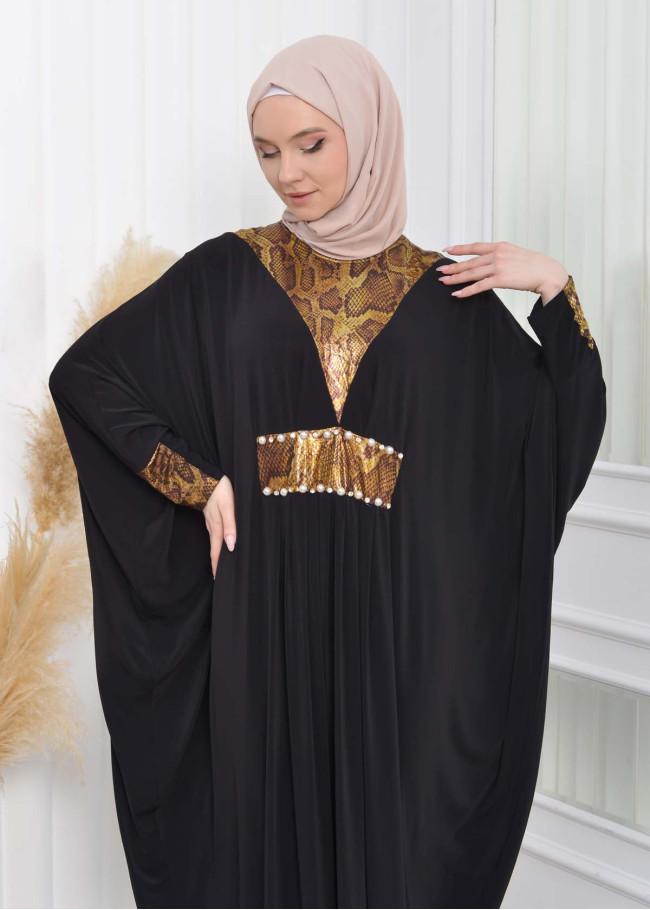 عباية فراشة نسائية للمحجبات 628   Altın